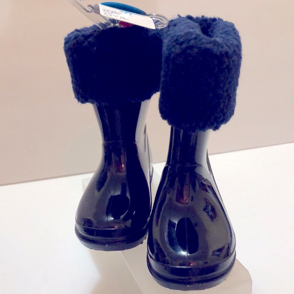 Carter’s Navy Tank Toddler Rain Boot - Size 5